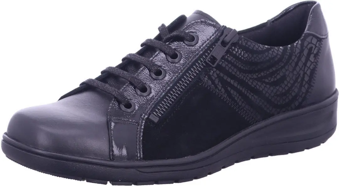 Solidus dames veterschoenen zwart maat 44