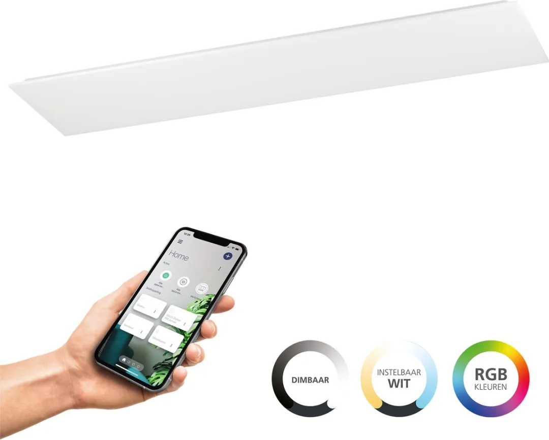 EGLO connect.z Moradillo Smart LED Paneel 119.5x29.5cm