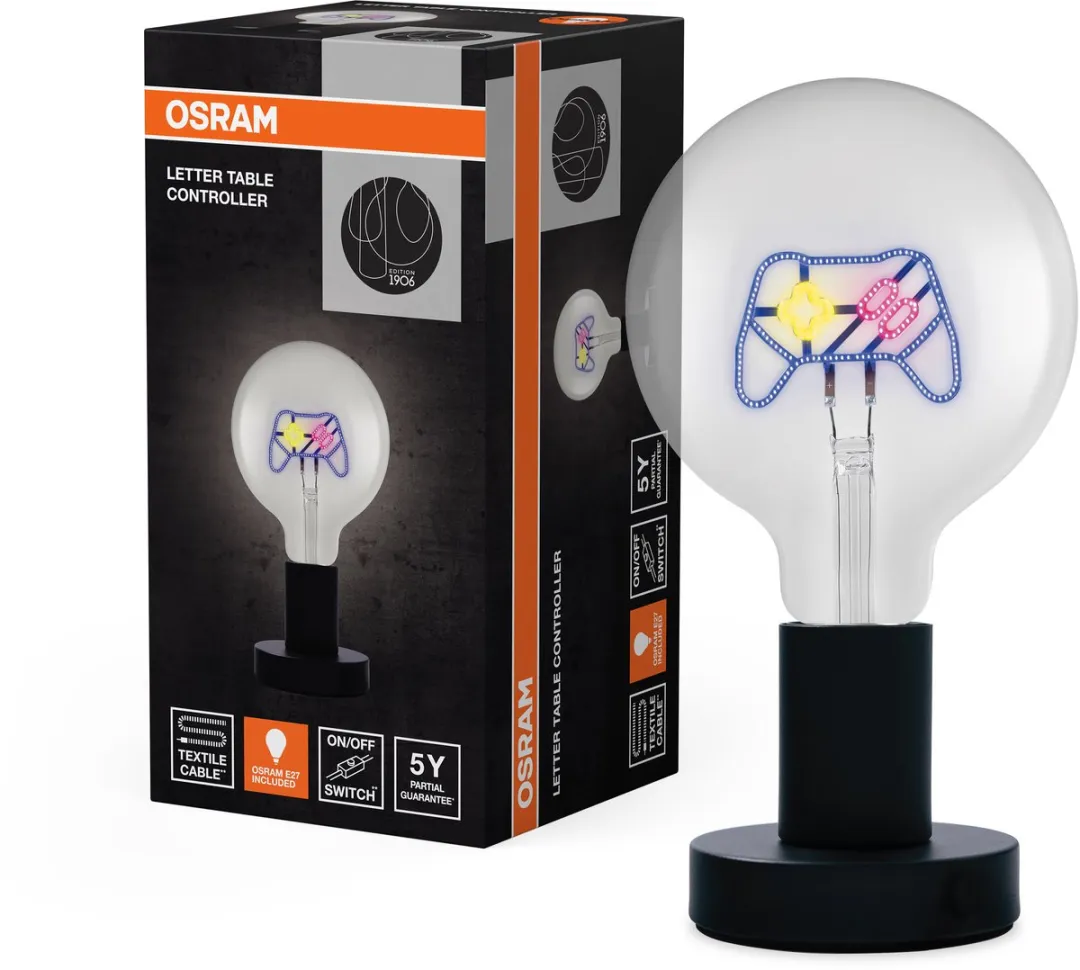 Osram 1906 Letter LED Tafellamp Controller - 1,2W Koelwit - E27