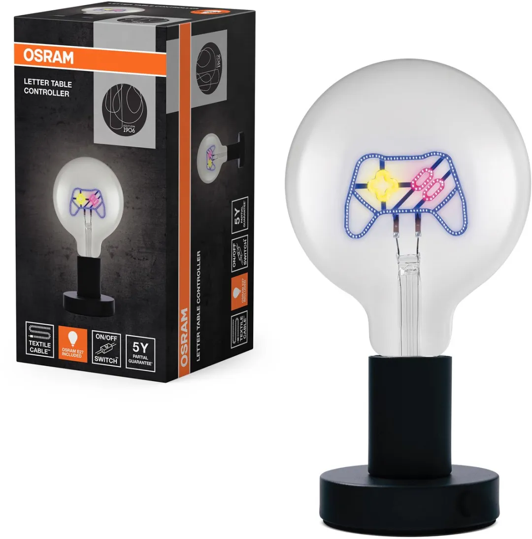 Osram 1906 Letter LED Tafellamp Controller - 1,2W Koelwit - E27