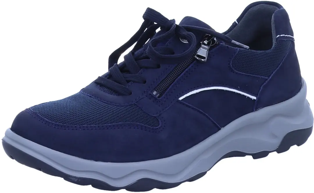 Waldläufer heren veterschoenen blauw maat 46