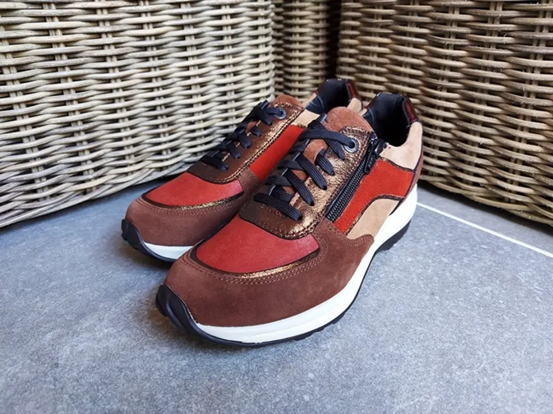 Xsensible Stretchwalker Lucca Sneakers - Bruin - afbeelding 6 van 6