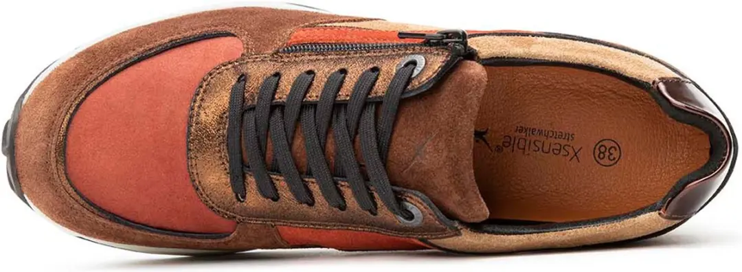 Xsensible Stretchwalker Lucca Sneakers - Bruin - afbeelding 5 van 6