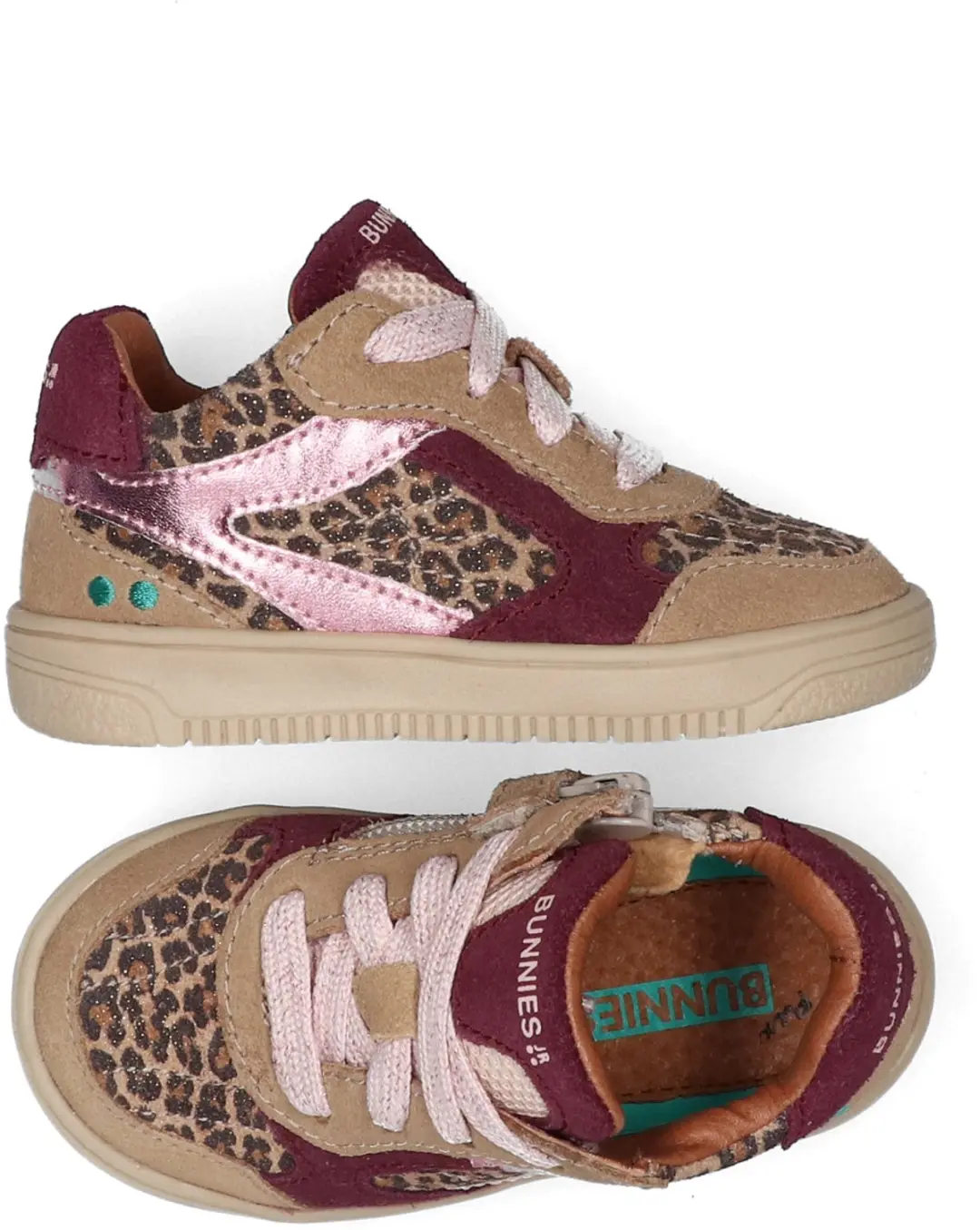 BunniesJR MAEVIE MELLOW Meisjes Sneakers - Beige - 21 - afbeelding 4 van 6