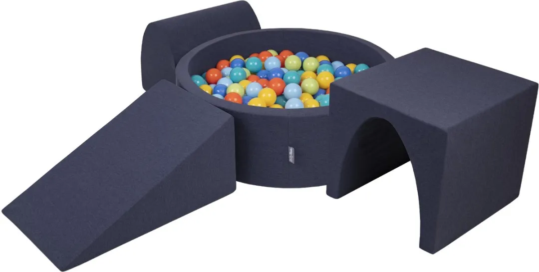 KiddyMoon Schuimspeelplaats Ballenbad 300 Ballen - 5-Kleur Mix