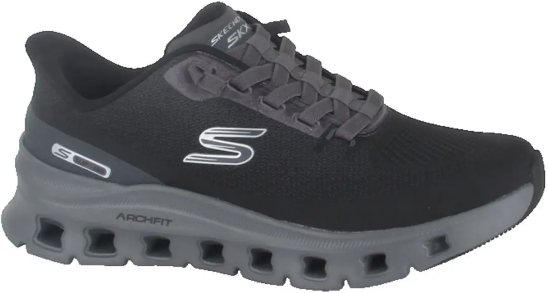 Skechers 233110 BKCC heren sneakers maat 47 zwart