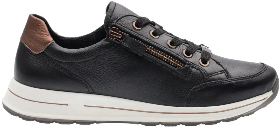 ara unisex veterschoenen zwart maat 37