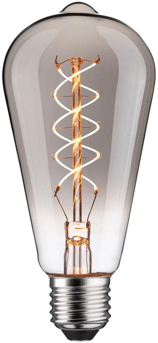 Paulmann Rustic Shine LED-kolf E27 4,2W 170lm - Rookglas