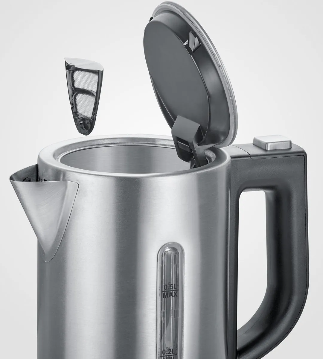 Severin WK 3647 Waterkoker 1100W 0,5L - Zilver/Zwart