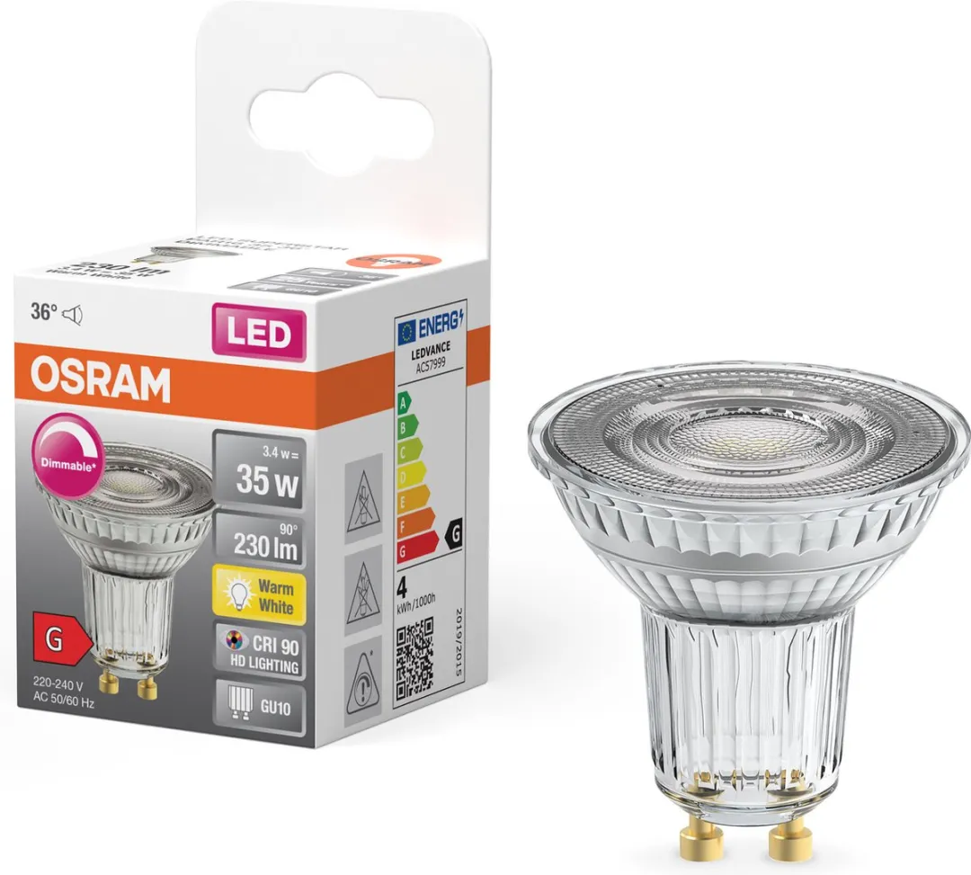 Osram Superstar LED GU10 3.4W 230lm