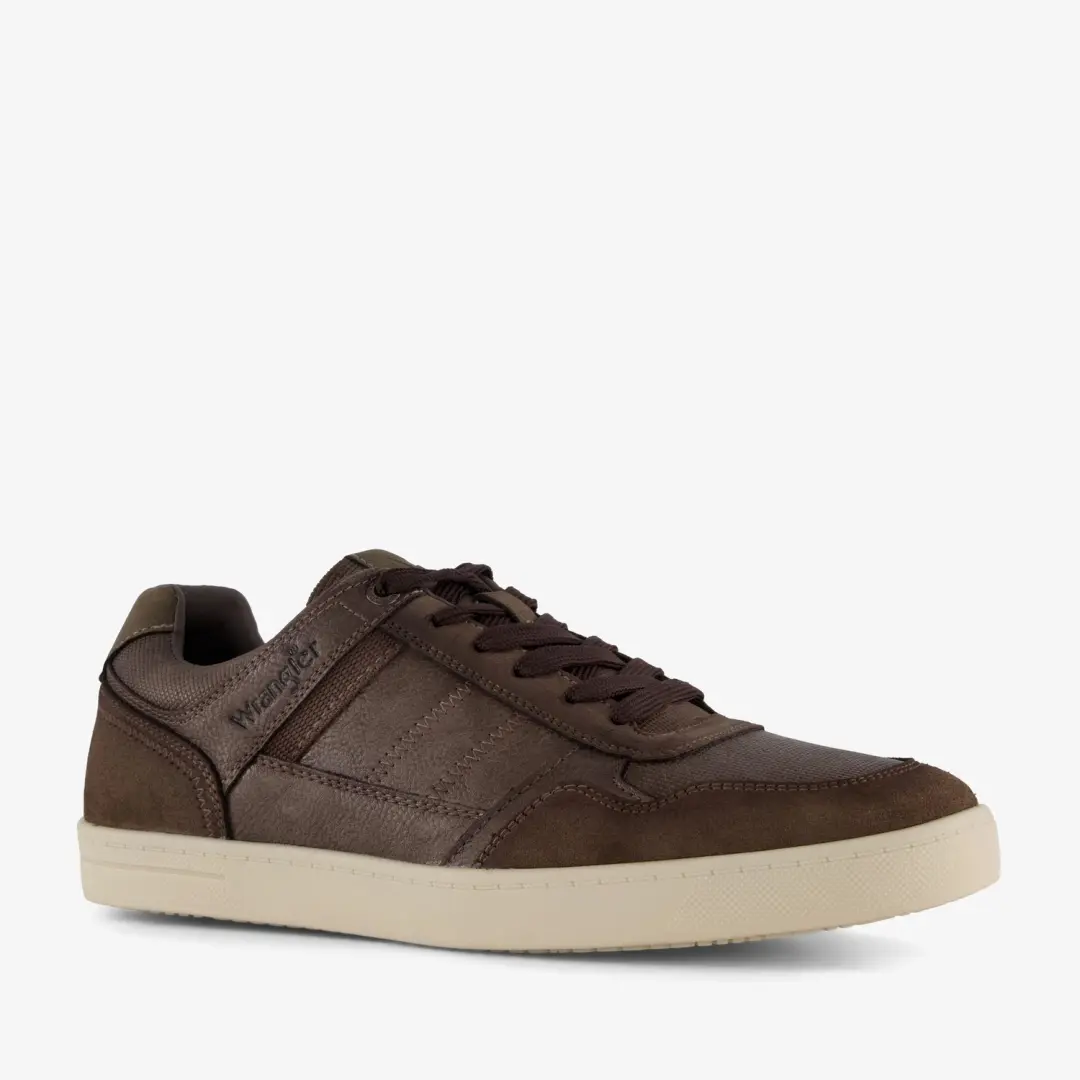 Wrangler heren sneakers donkerbruin