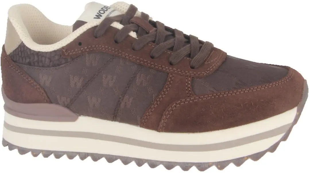 Woden WL676-063 dames sneakers maat 40 bruin