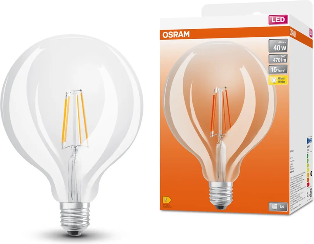 Osram LED E27 4W Warmwit