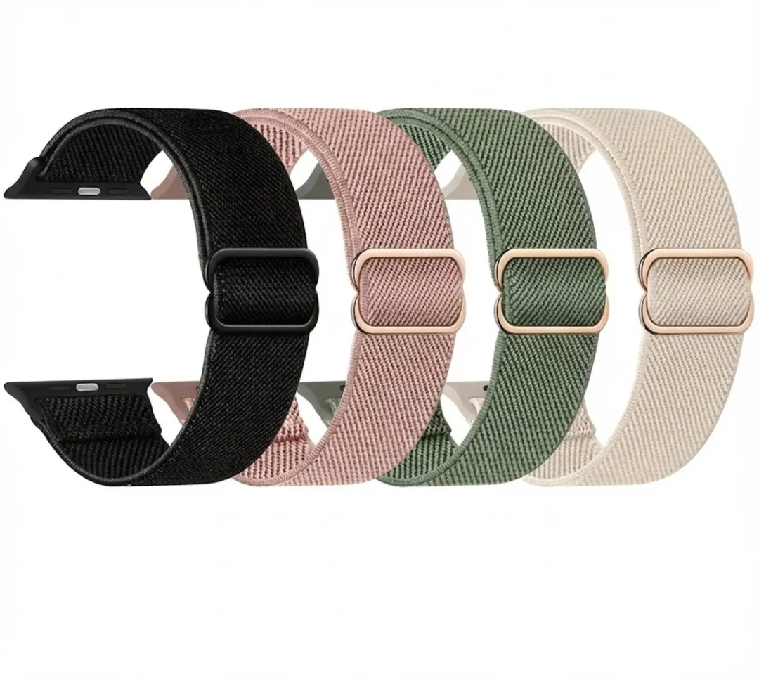 NuveX Woven Smartwatch Band Set - 4 Stuks - Apple Watch 42-49mm