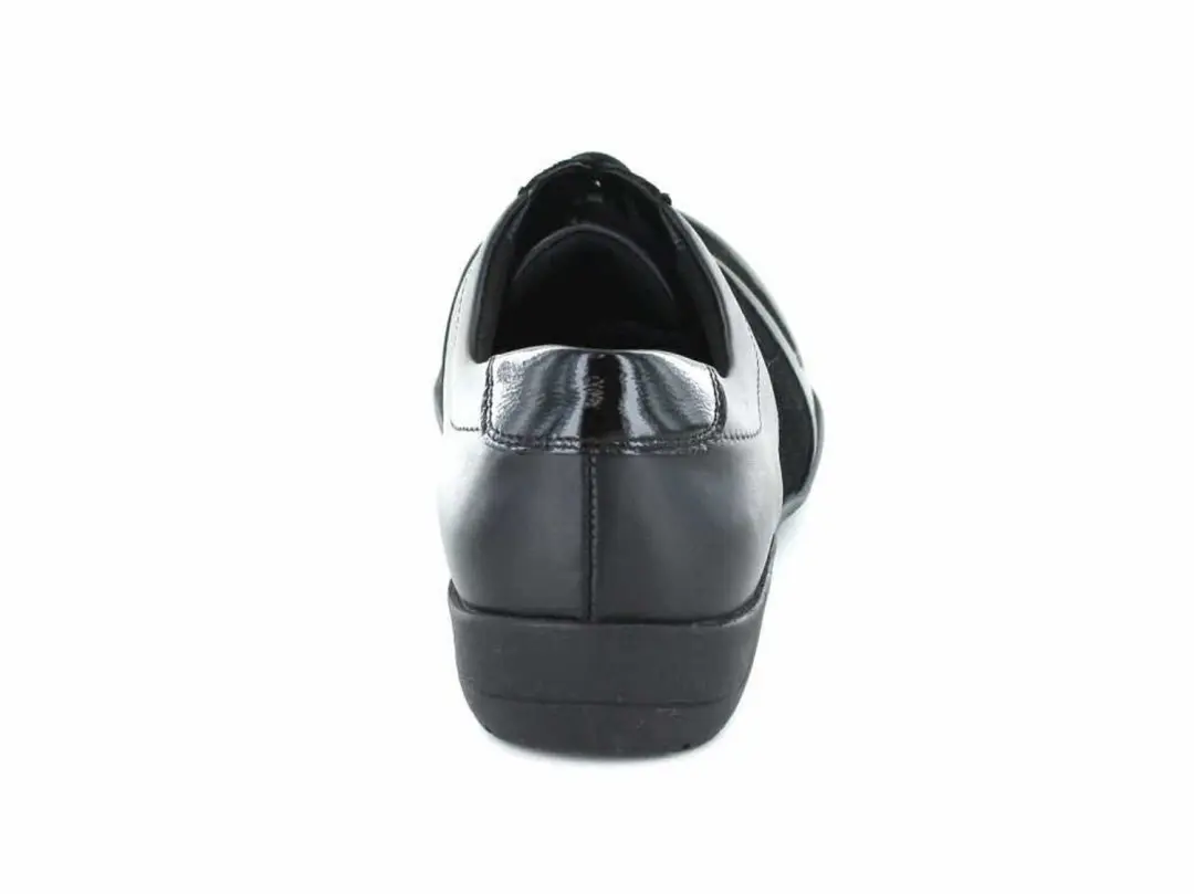 Waldläufer Dames Veterschoenen - Zwart - afbeelding 3 van 6