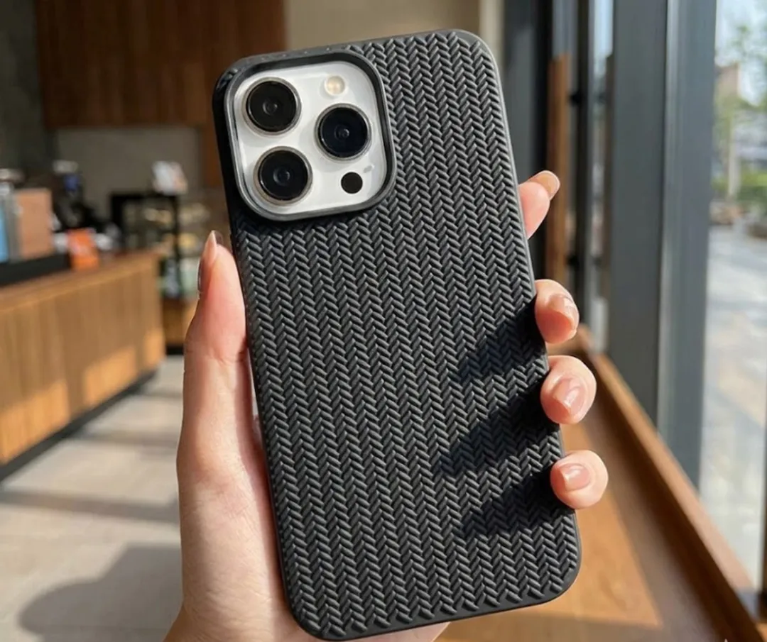 NUVEX iPhone 16 Pro Hoesje Set Grijs/Zwart - Transparant & Gewatteerd - afbeelding 6 van 6