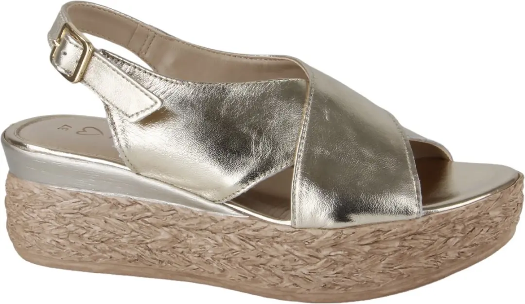 Marco Tozzi 2-28022-42-957 dames sandalen sportief maat 41 metallic