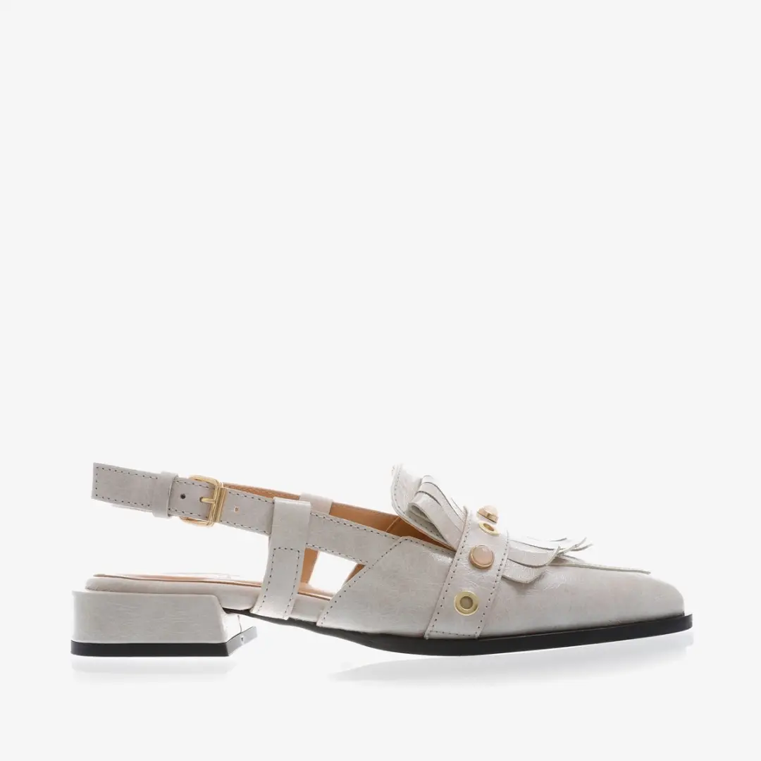 Via Vai Jazz Tammi Slingbacks Dames - Leer - Beige - afbeelding 5 van 6