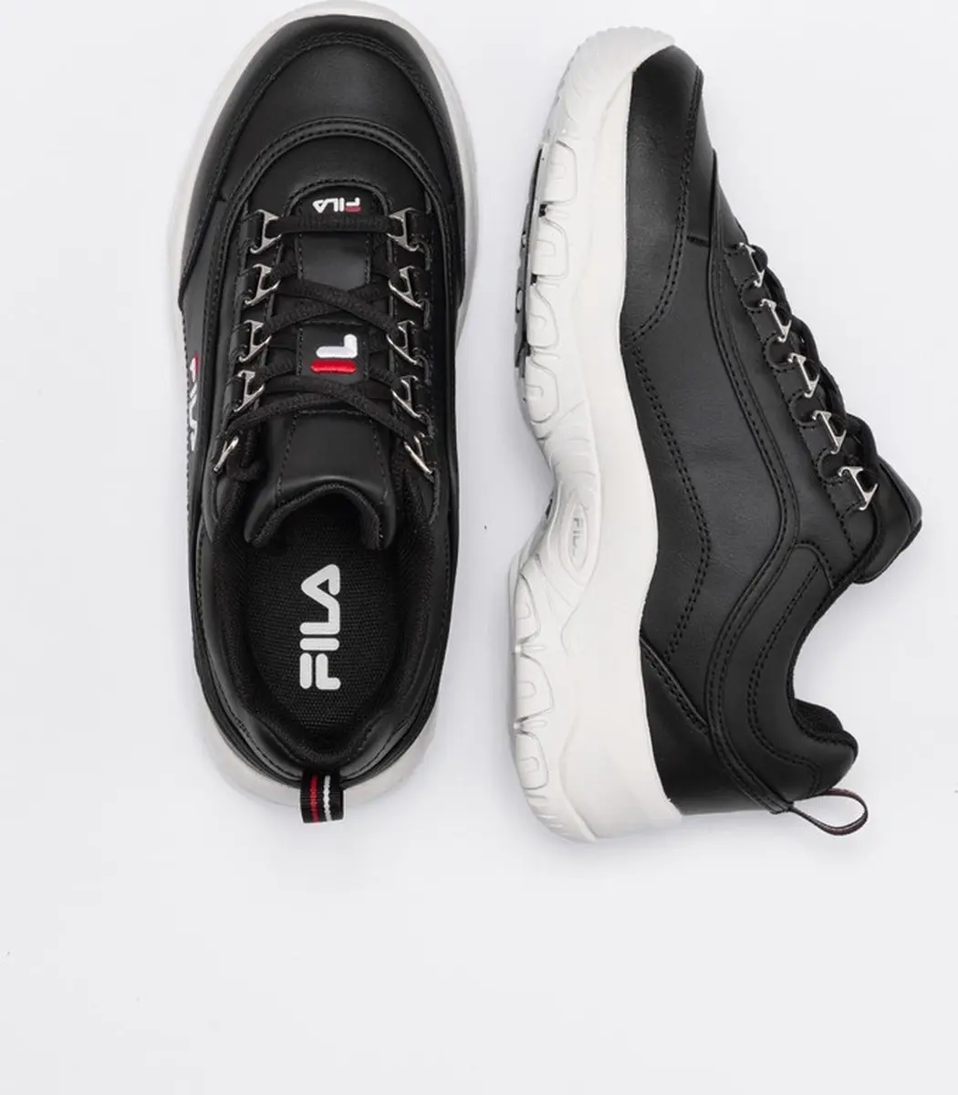 Fila Strada Low Dames Sneakers - Zwart/Wit - 38 - afbeelding 3 van 6