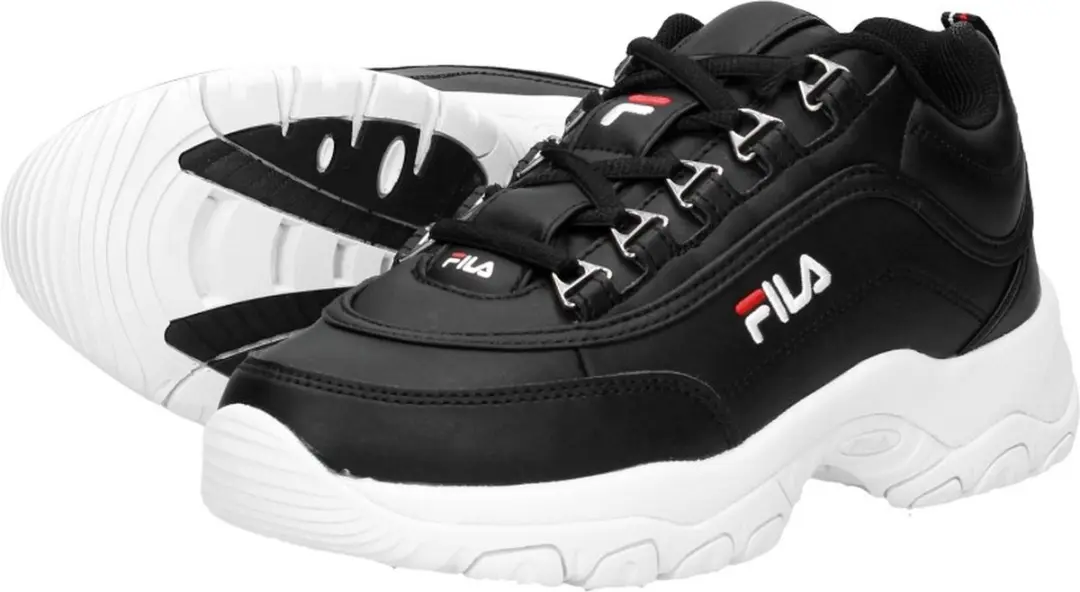 Fila Strada Low Dames Sneakers - Zwart/Wit - 38 - afbeelding 6 van 6