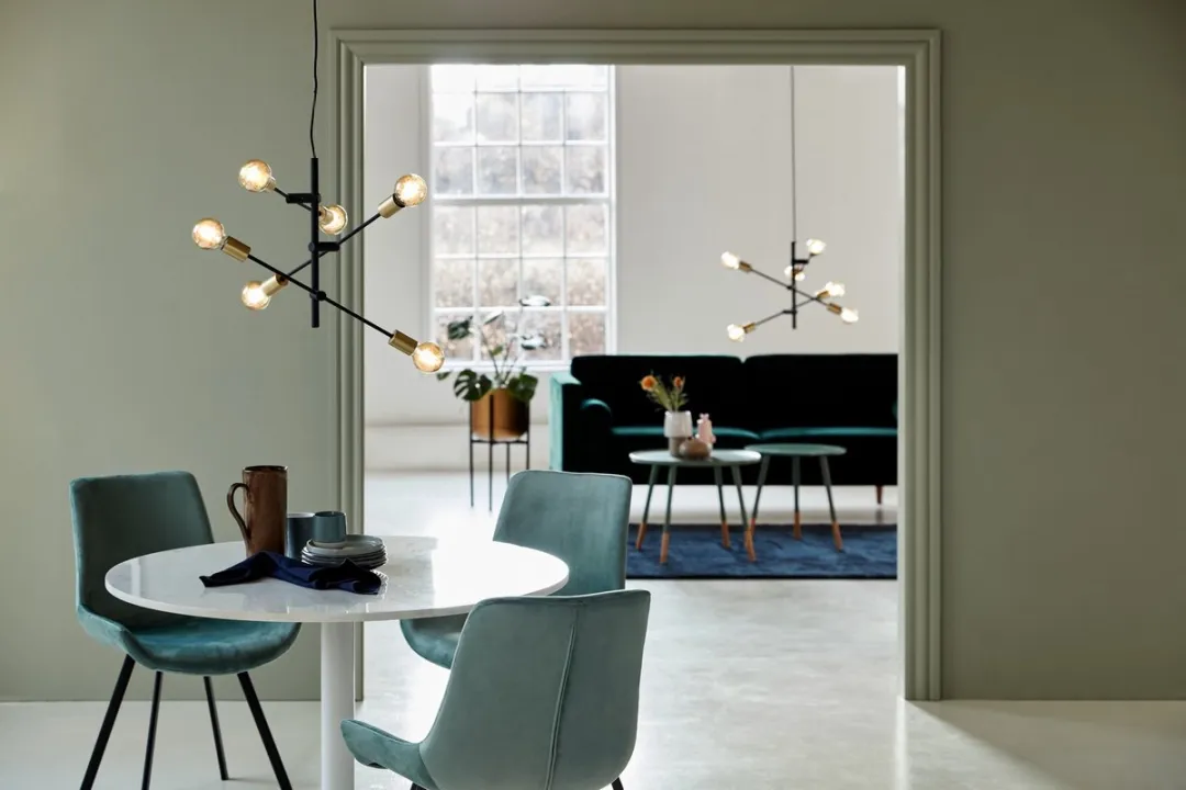 Nordlux Josefine Hanglamp 6xE27 - Zwart