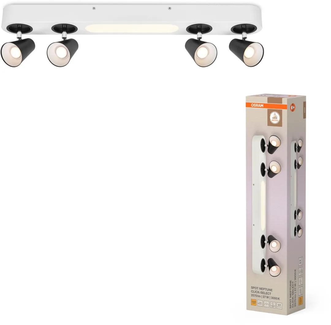 Osram Decor Spot Neptune CLICK-SELECT White 4 Spot - Warm wit 3000K