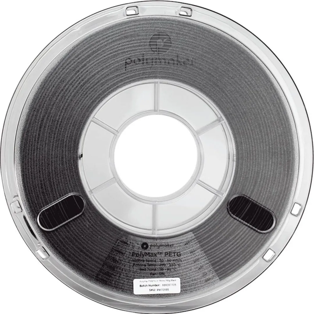 Polymaker PolyMAX Tough PETG Filament 1.75mm 750g - Zwart