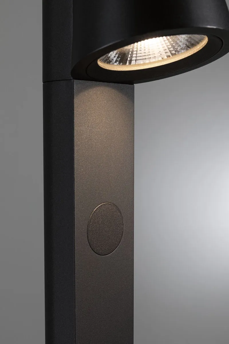 Paulmann Caissa LED Bolderlamp Schemergestuurd - 9W 700lm 3000K IP44 Antraciet