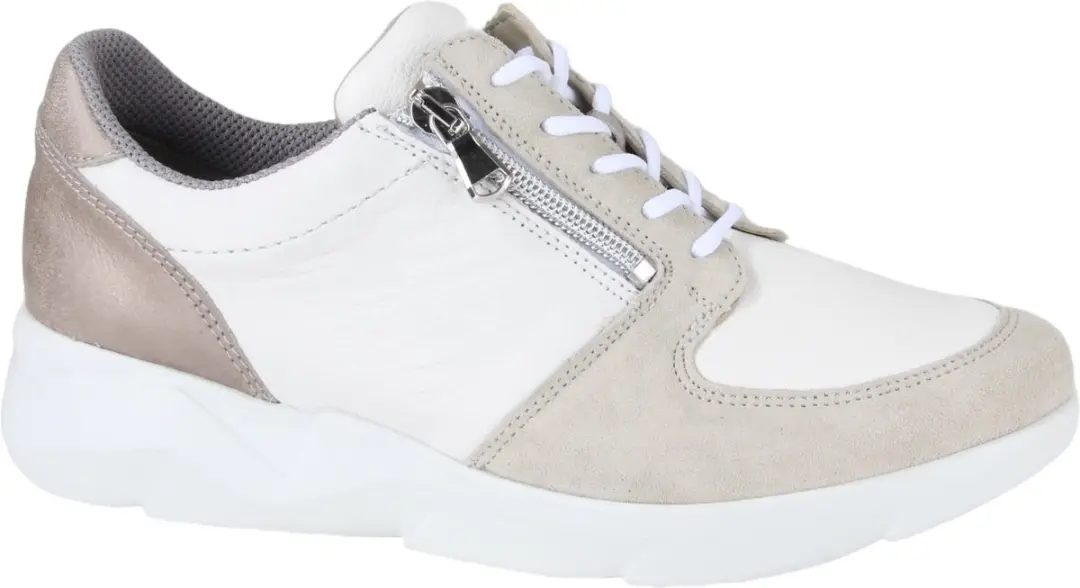 Waldlaufer Orthotritt Sneaker 668K02 400 111 Perl Weiss Stein Wijdte K