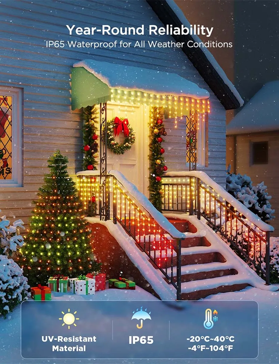 Govee Icicle Lights 10m - 400 LED Multicolor