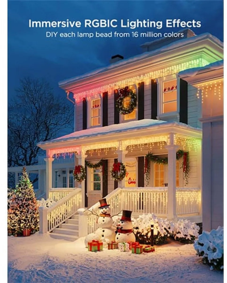 Govee Icicle Lights 10m - 400 LED Multicolor - afbeelding 6 van 6