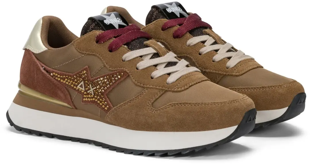 Sun68 Stargirl Strass Logo Sneaker - afbeelding 6 van 6