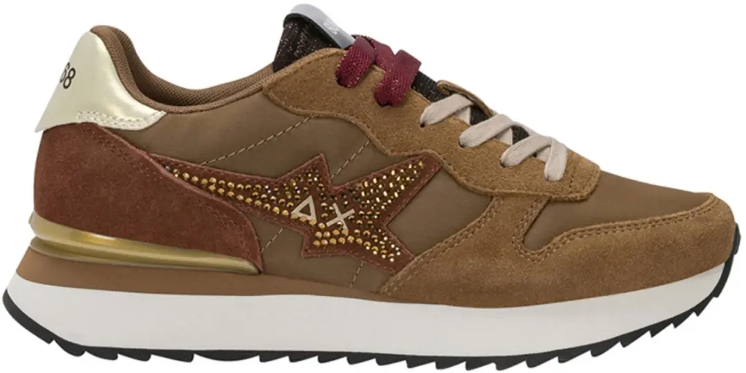 Sun68 Stargirl Strass Logo Sneaker