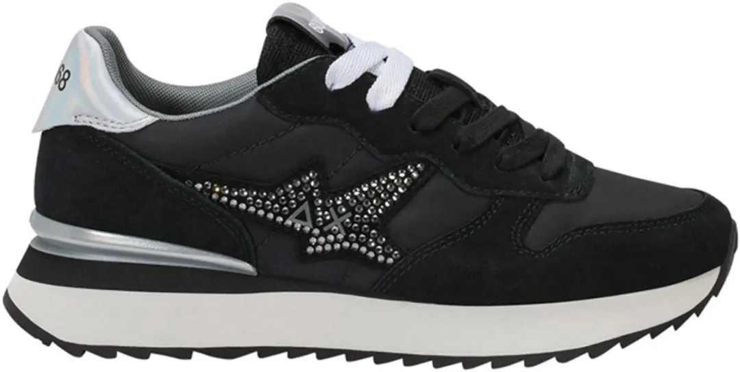 Sun68 Stargirl Strass Logo Sneaker - afbeelding 3 van 6