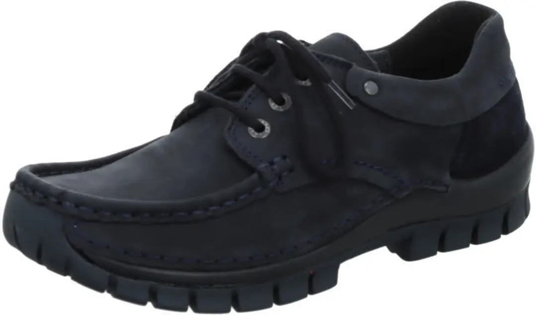 Wolky Veterschoenen Fly blauw nubuck