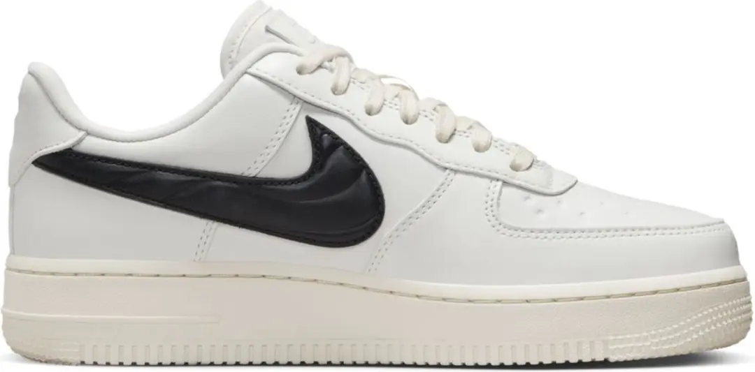 Nike Air Force 1 Low 07' 'Quilted Swoosh Phantom Black White'