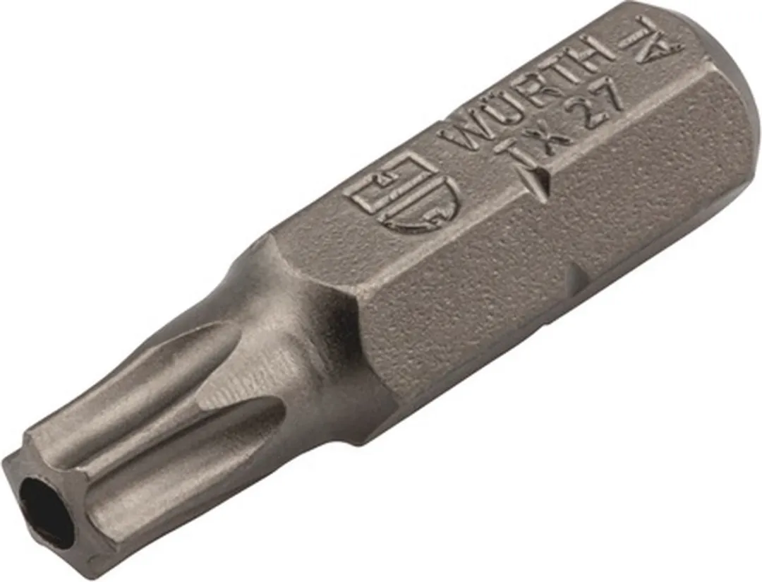 Würth TX20 Bit met boring 6,3mm - 5 Stuks