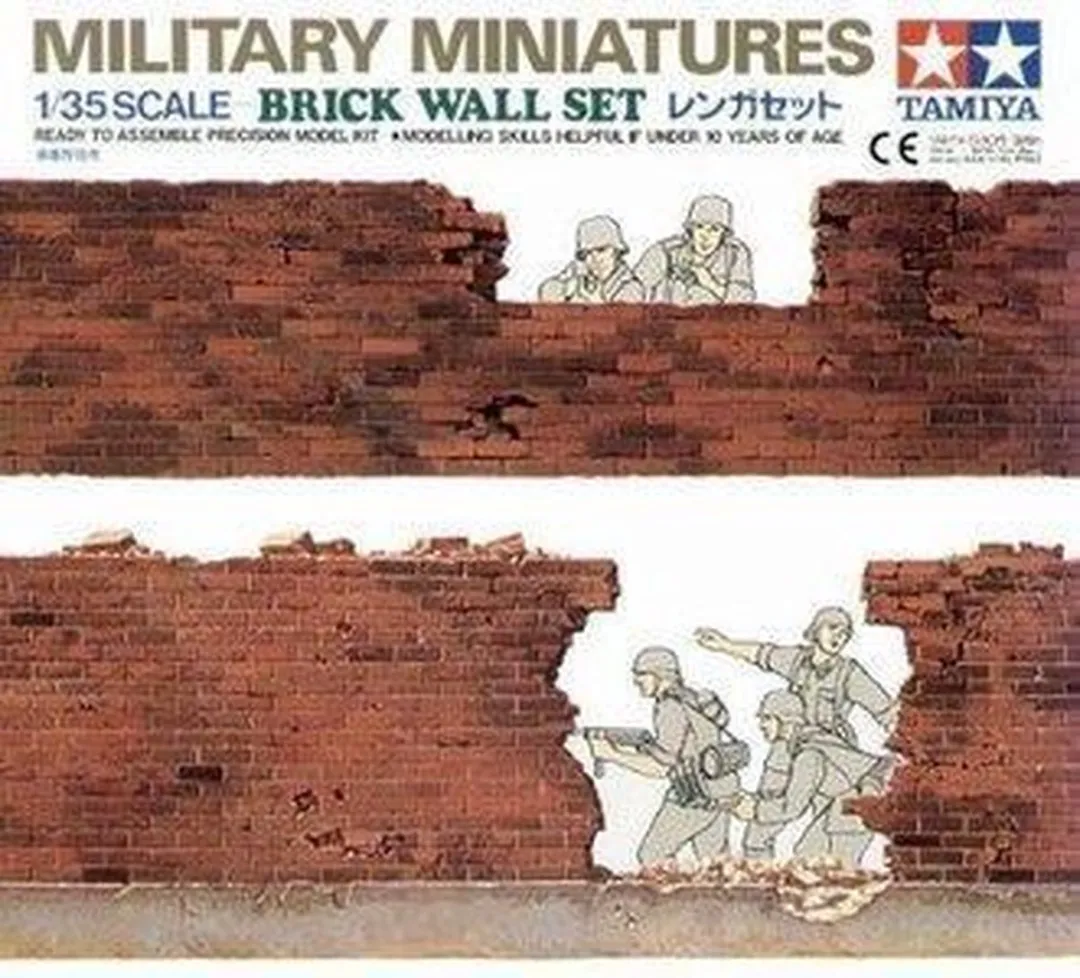 Tamiya 35028 Brick Wall Diorama Modelbouwpakket