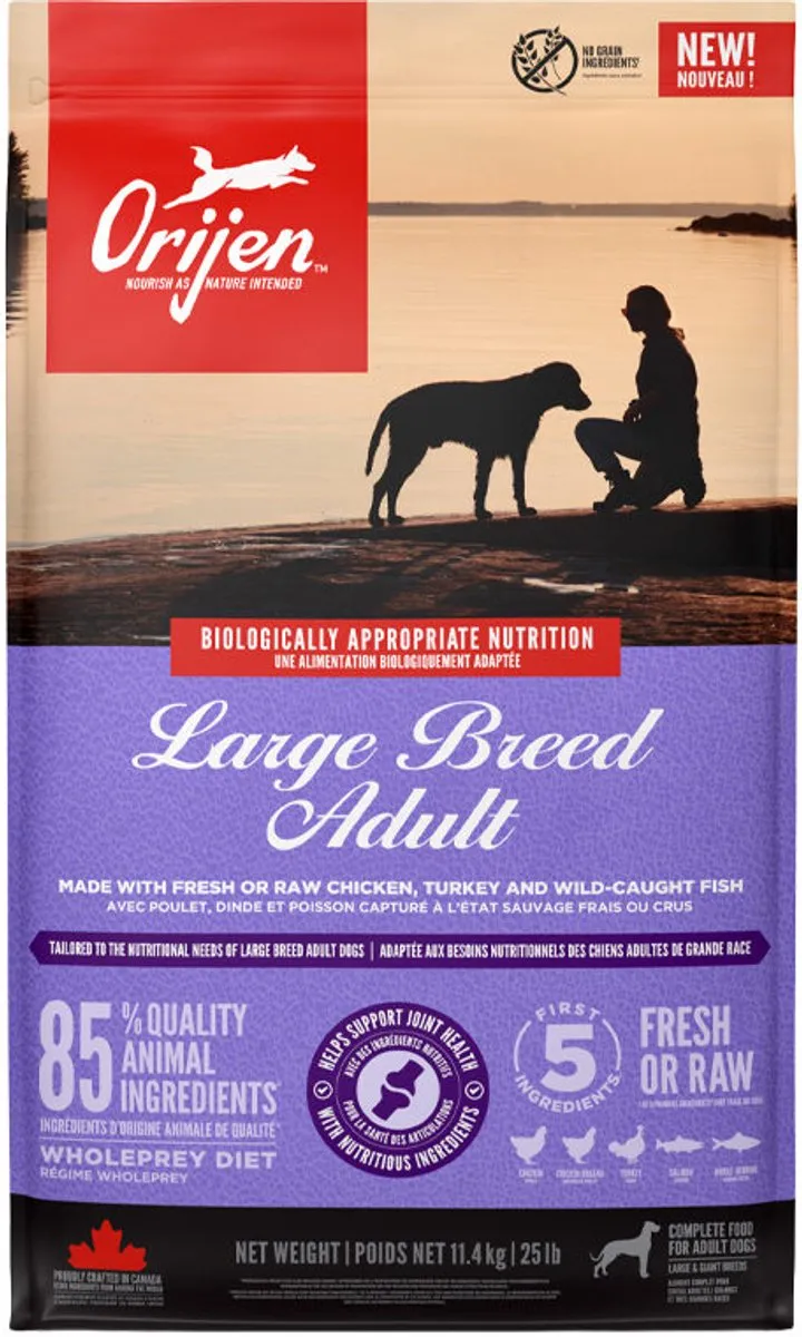 Orijen Dog Large Breed Adult Hondenvoer 11,4 kg