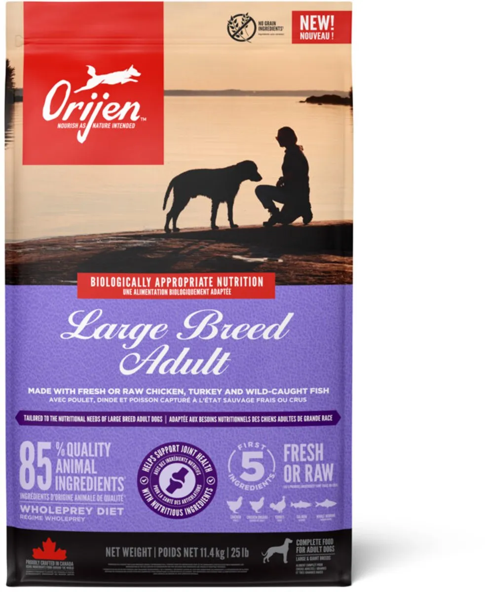 Orijen Dog Large Breed Adult Hondenvoer 11,4 kg