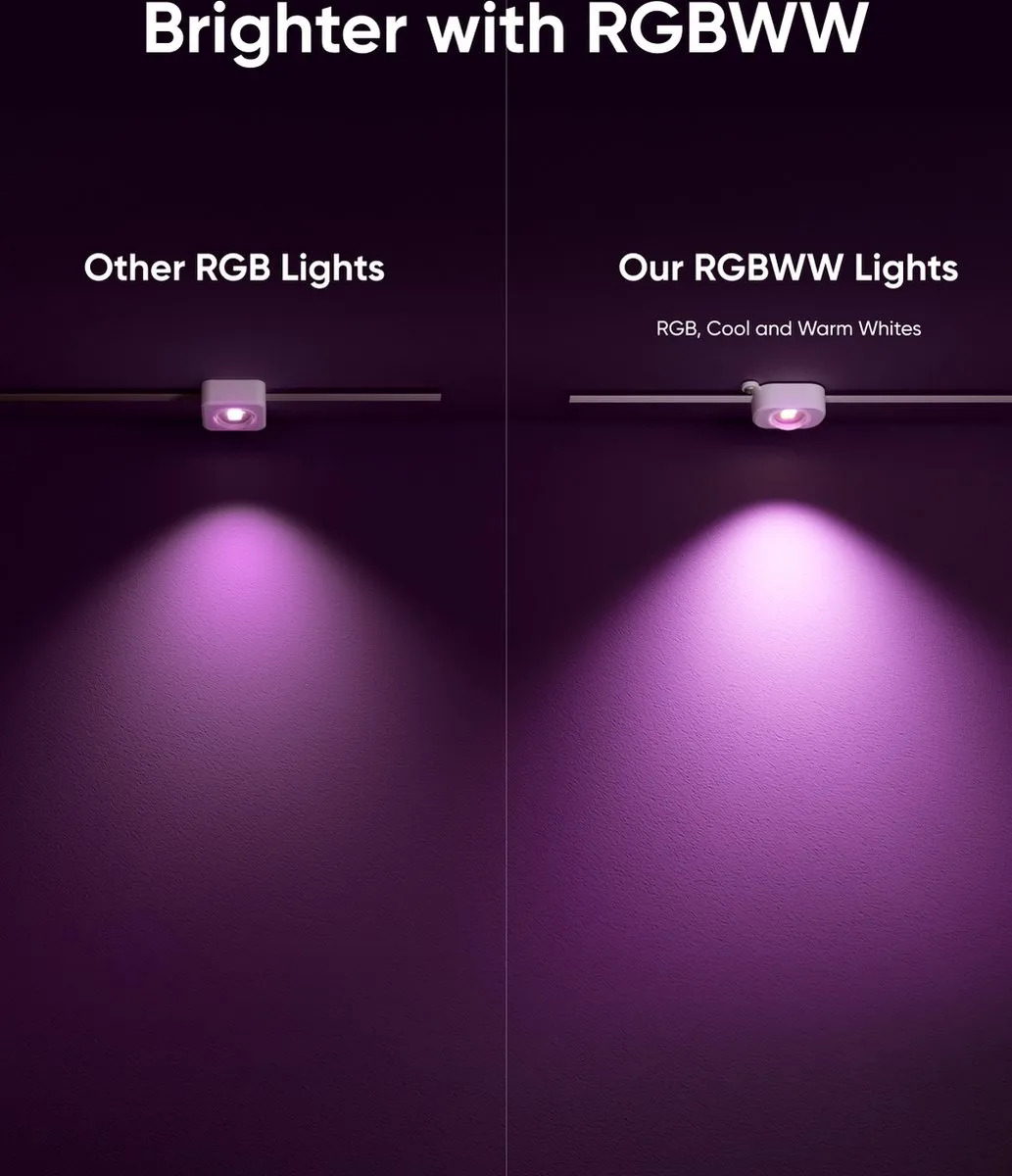 eufy Lightning L30 LED Buitenverlichting – Slimme LEDstrip 30m - Outdoor Light – Instelbare RGB/Witte Verlichting – IP65 Waterdicht – Werkt met eufy Life-app – 1500K-9000K