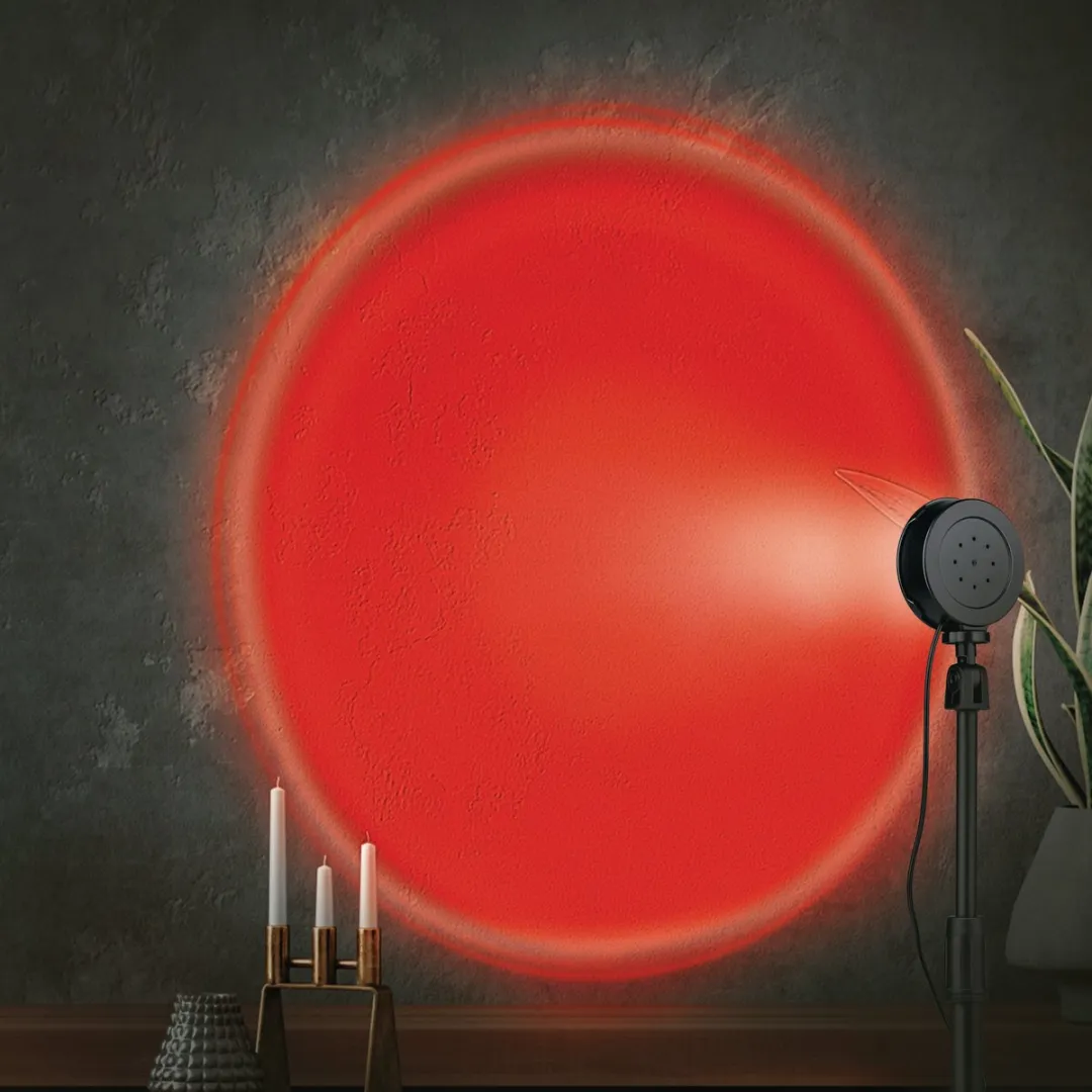 Grundig Sunset Lamp RGB Tafellamp - 16 Kleuren - Zwart