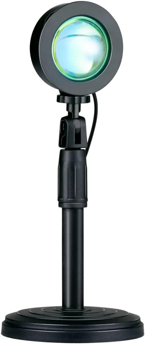 Grundig Sunset Lamp RGB Tafellamp - 16 Kleuren - Zwart