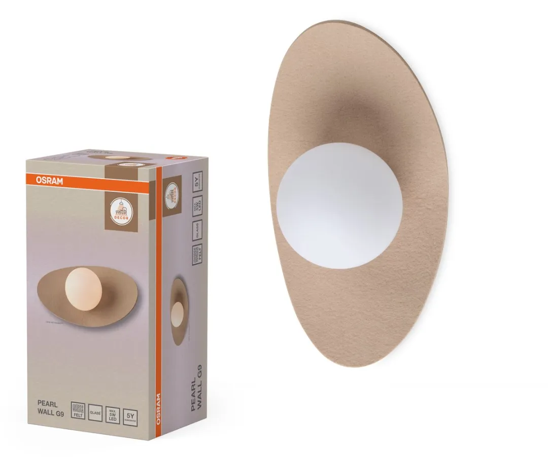 Osram Decor Pearl Wandlamp G9 Beige