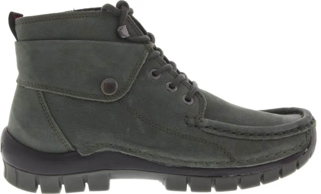 Dames Veterschoenen Wolky 0472511-701 Jump Winter Antiqu Groen