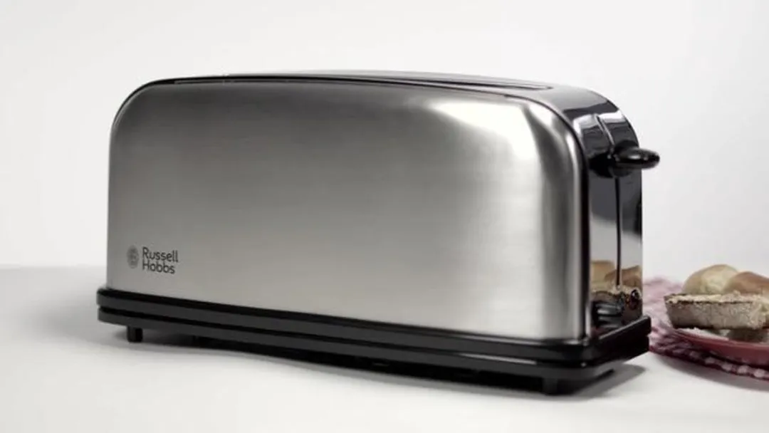 Russell Hobbs 21396-56 Adventure Long Slot Broodrooster - 1000W - Zilver