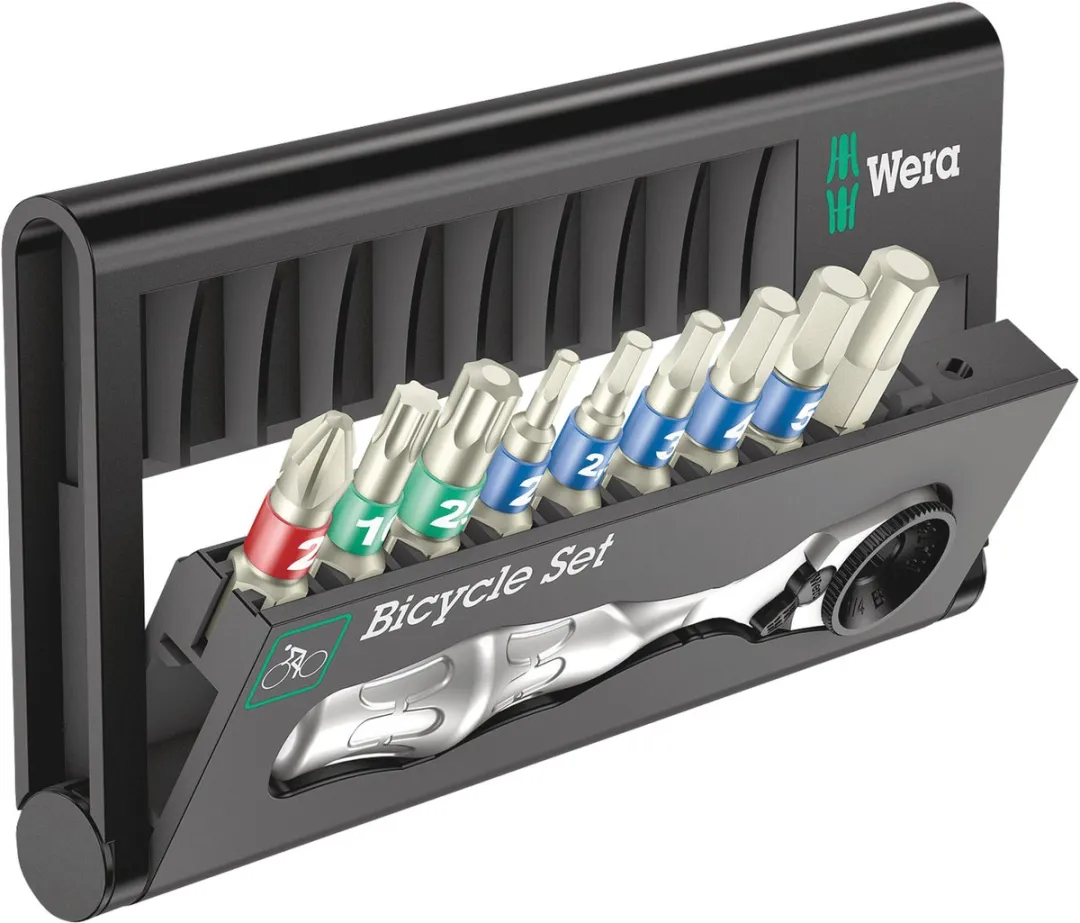 Wera Bicycle Set 9 Bitset - 10-delig - Metaal