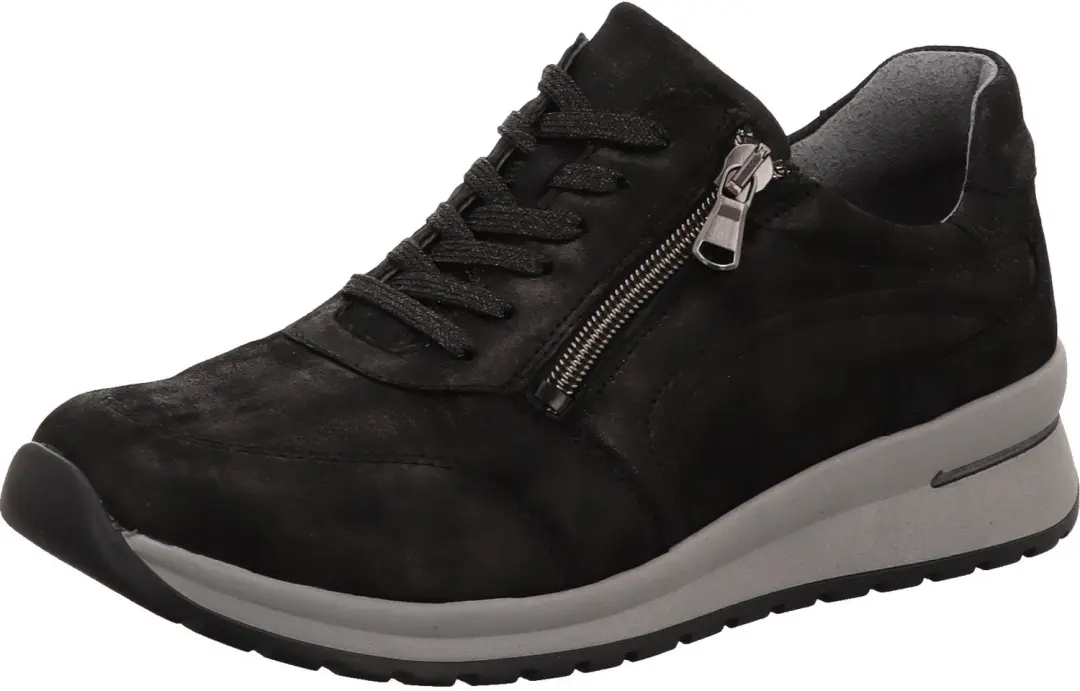 Waldläufer dames veterschoenen zwart maat 43