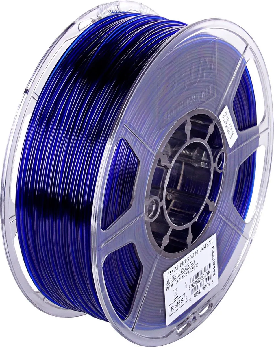 ESUN PETG Blauw 1.75mm 3D Filament - 1 kg