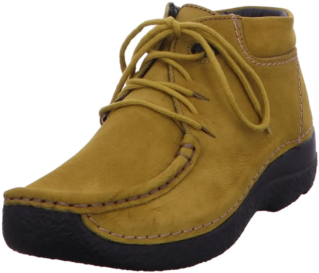 Wolky unisex veterschoenen geel maat 41